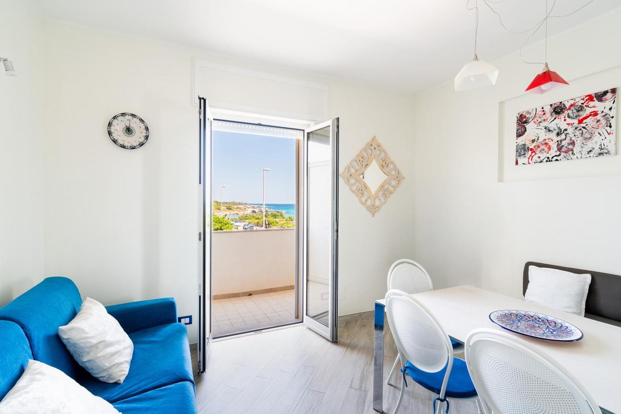 Apartment Beachfront With Amazing Sea View Balconies Otranto