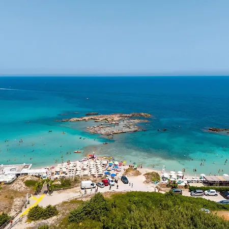 Beachfront Apartment With Amazing Sea View Balconies Otranto Exterior photo