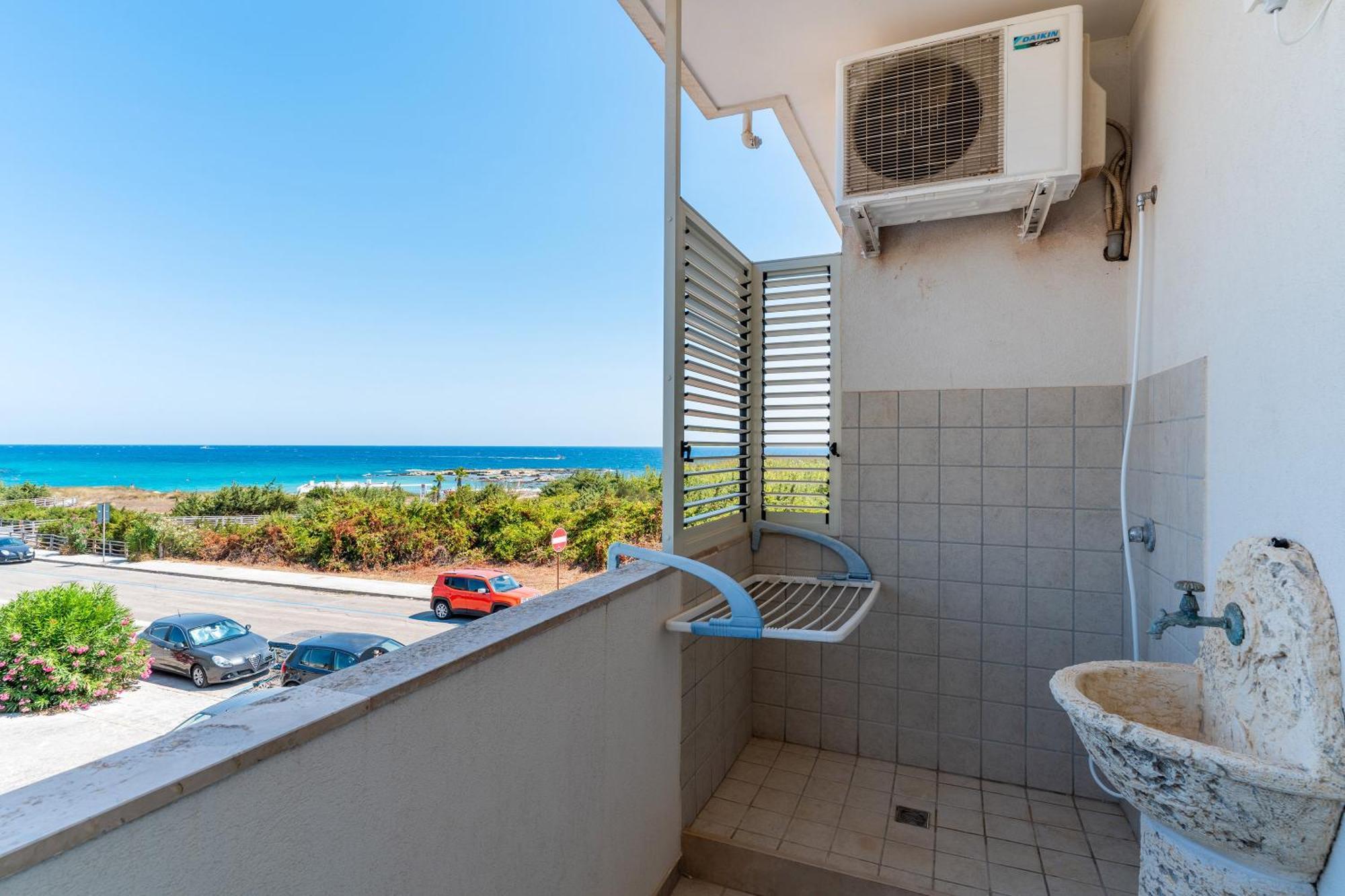 Beachfront With Amazing Sea View Balconies Otranto