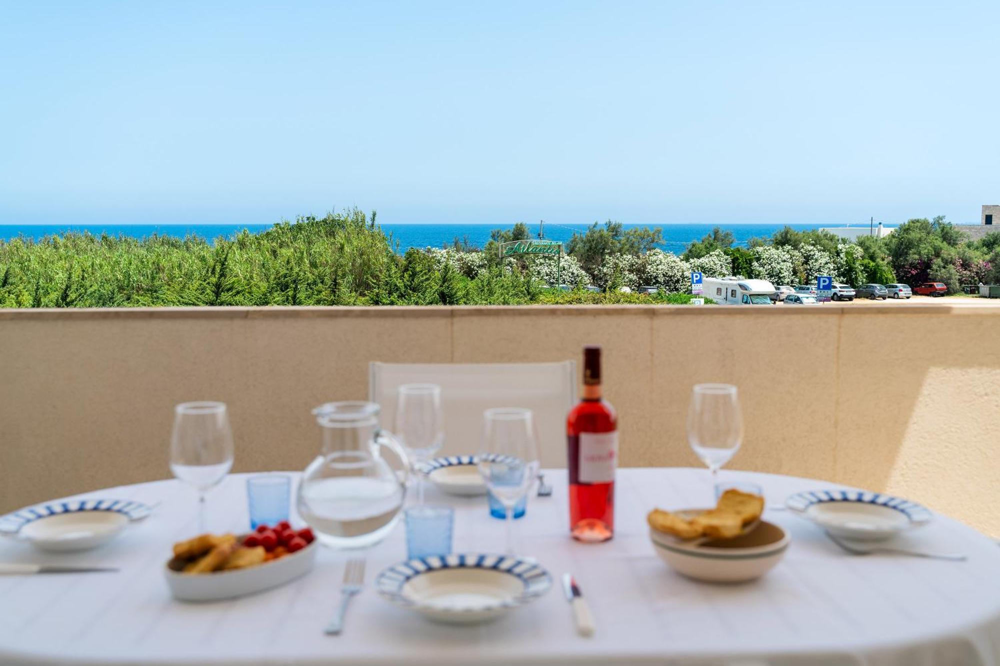 Beachfront With Amazing Sea View Balconies Otranto