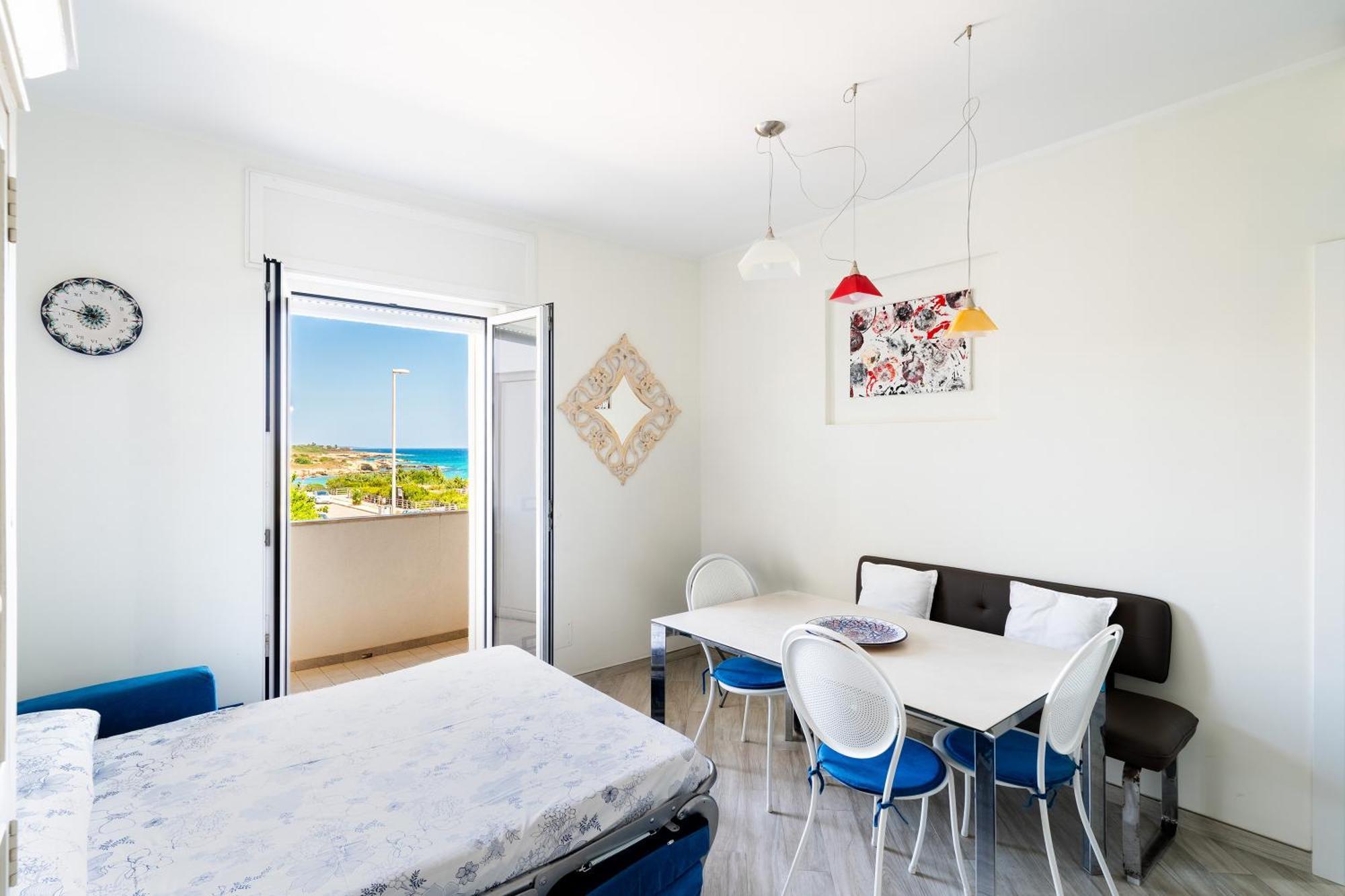 Beachfront With Amazing Sea View Balconies Otranto